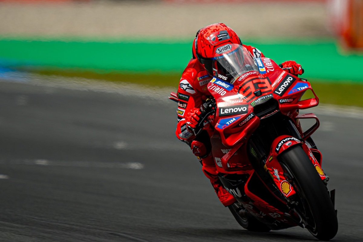Hasil Latihan Bebas 2 MotoGP Belanda 2025: Marc Marquez Posisi 5, Fabio Quartararo Tercepat Lagi